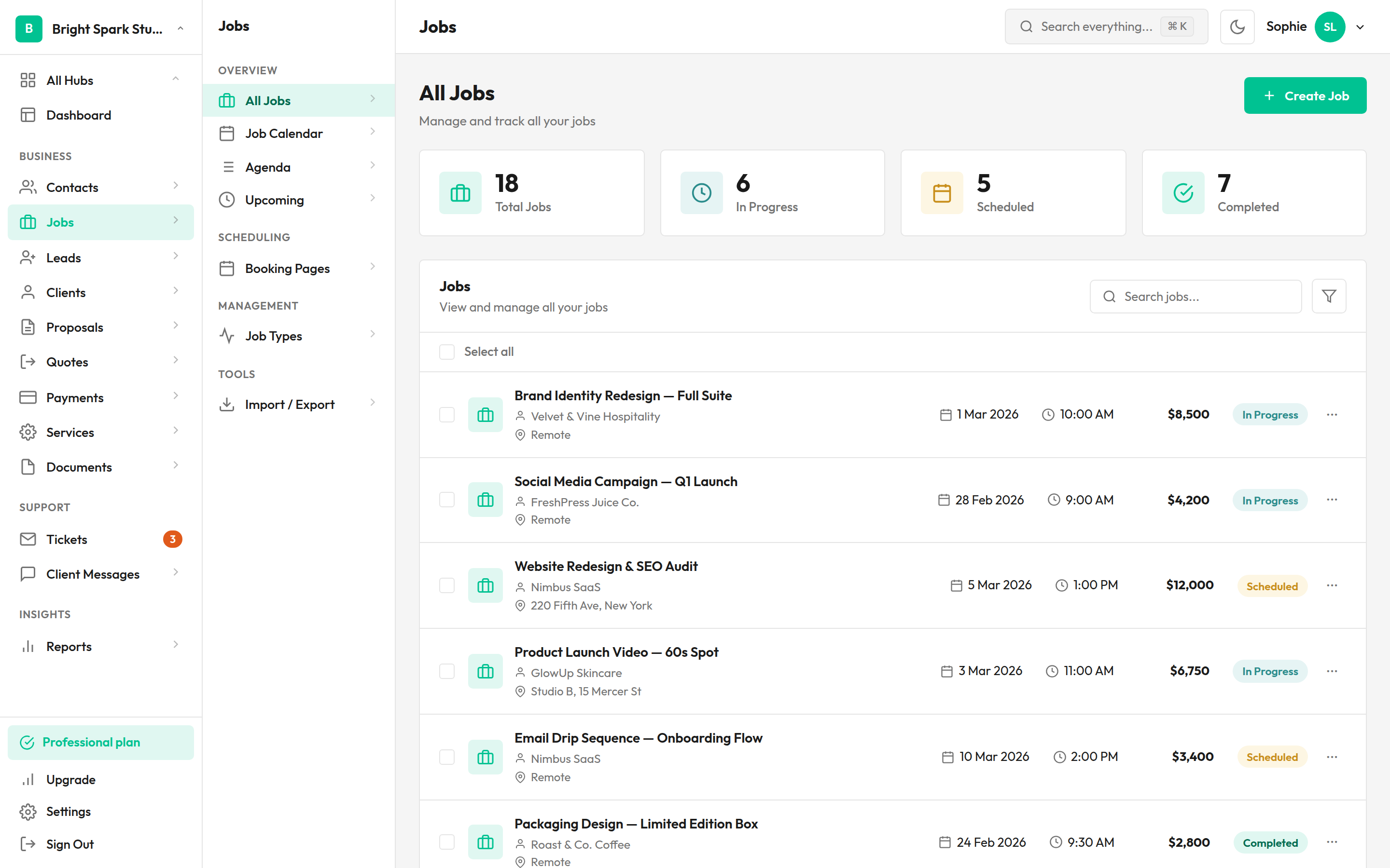 GraftPal Jobs, track, schedule, and manage all your jobs in one place